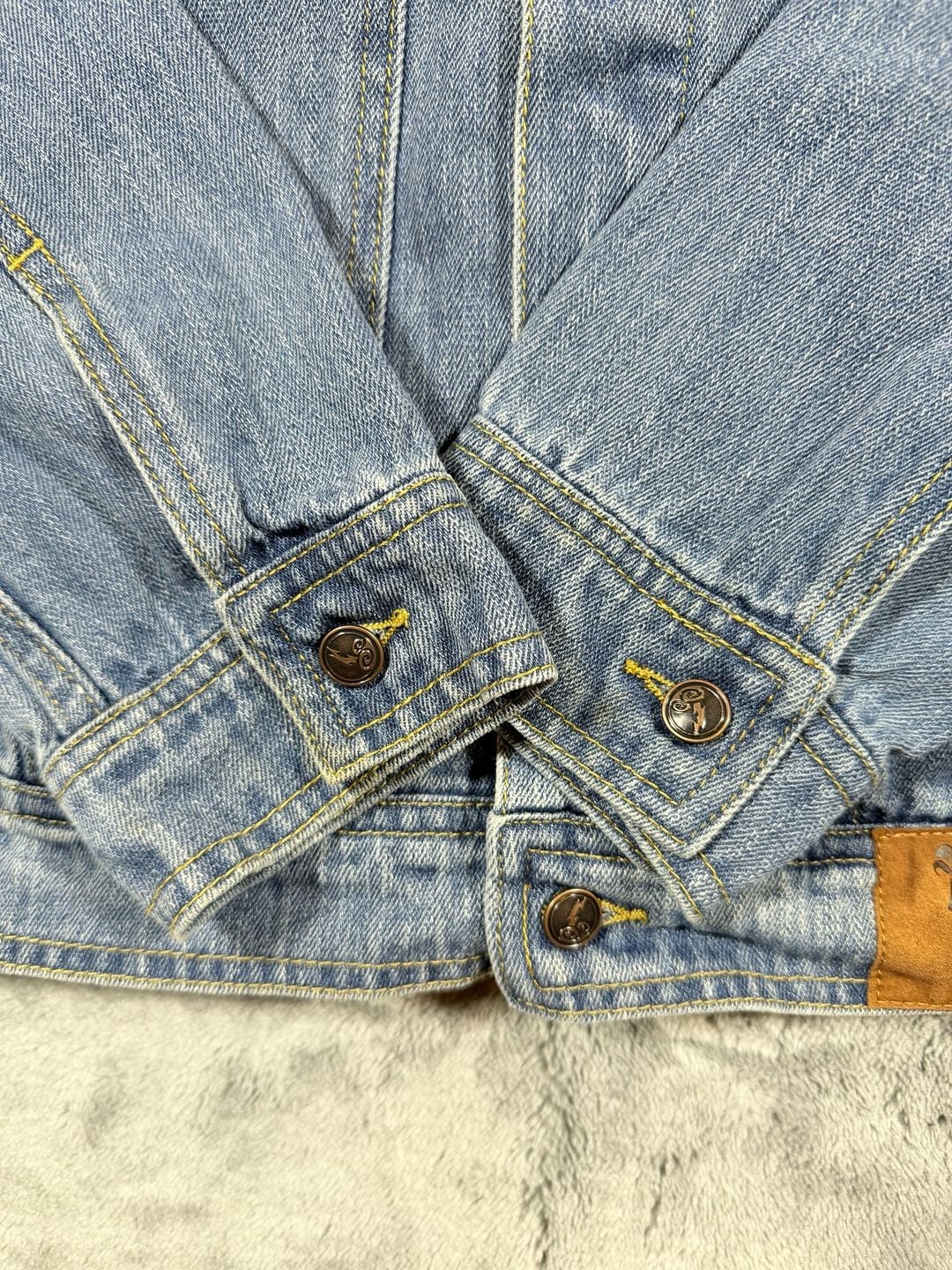 Disney Hercules Denim Jacket Size L Blue 25th Anniversary 6