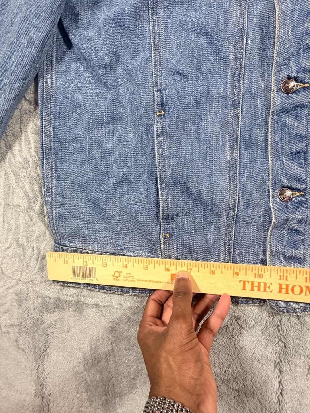 Disney Hercules Denim Jacket Size L Blue 25th Anniversary 11