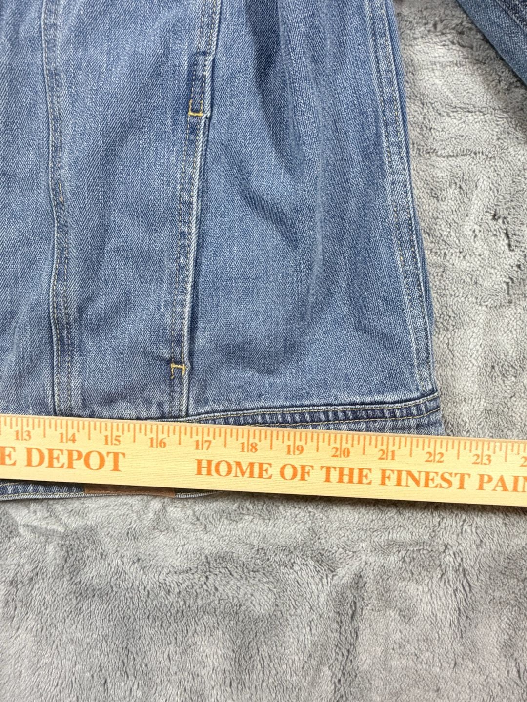Disney Hercules Denim Jacket Size L Blue 25th Anniversary 12