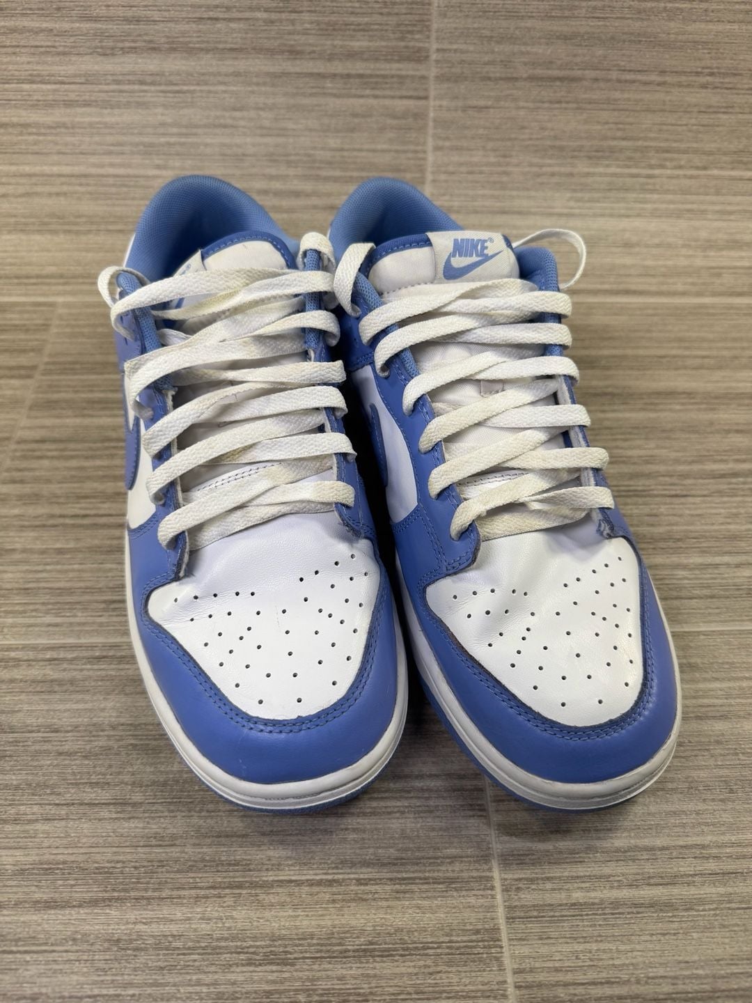 Nike Dunk Low Polar Blue Size 10.5 Sneakers White Leather 2