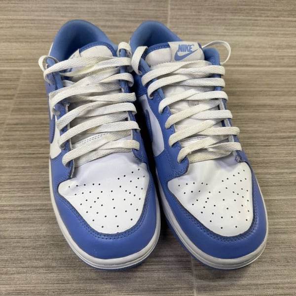 Nike Dunk Low Polar Blue Size 10.5 Sneakers White Leather
