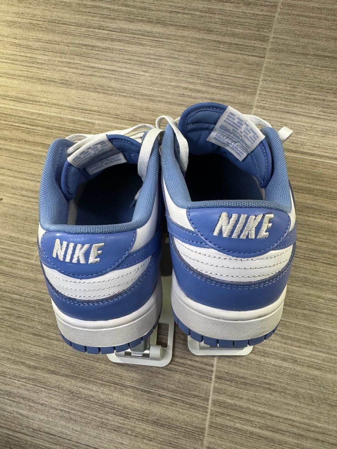 Nike Dunk Low Polar Blue Size 10.5 Sneakers White Leather 6