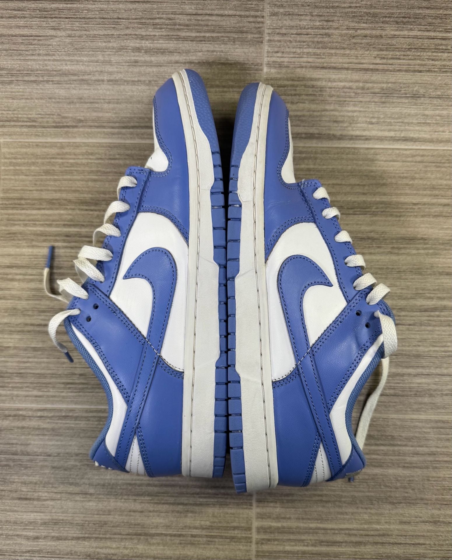 Nike Dunk Low Polar Blue Size 10.5 Sneakers White Leather 9