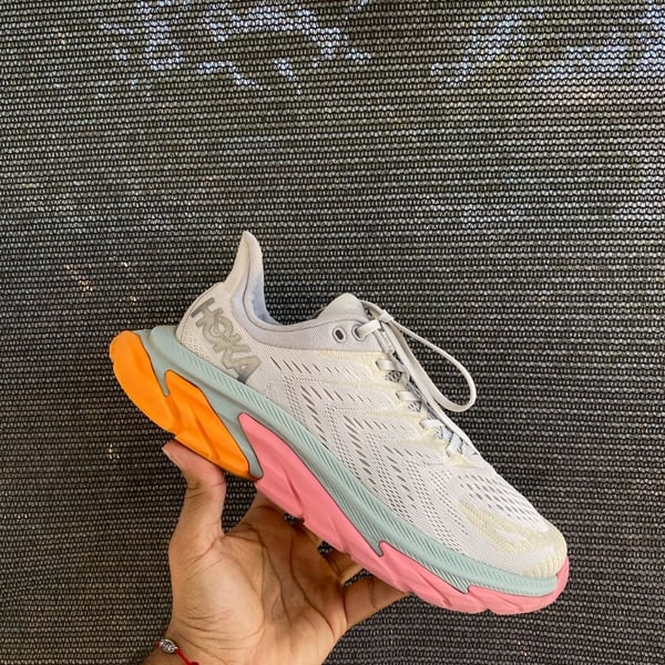 HOKA Clifton Edge Nimbus Cloud Lunar Rock