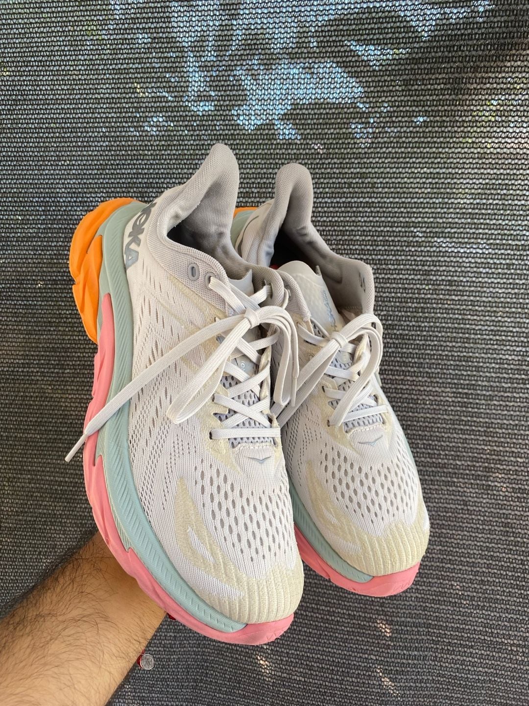 HOKA Clifton Edge Nimbus Cloud Lunar Rock 3