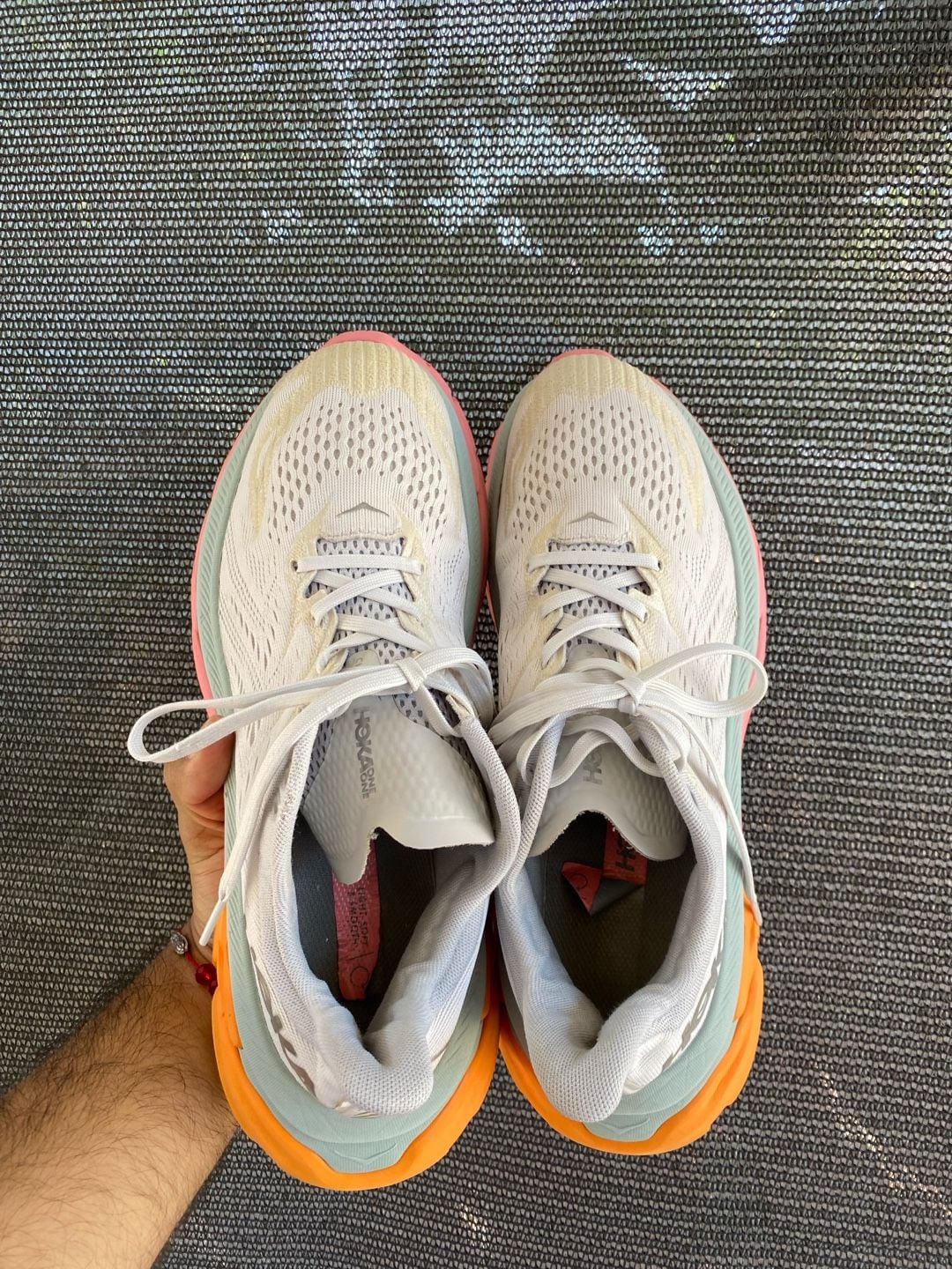 HOKA Clifton Edge Nimbus Cloud Lunar Rock 6