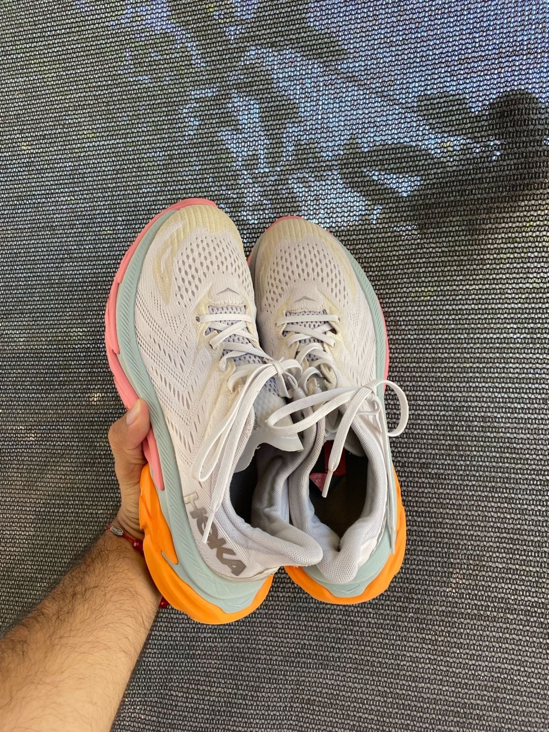 HOKA Clifton Edge Nimbus Cloud Lunar Rock 9