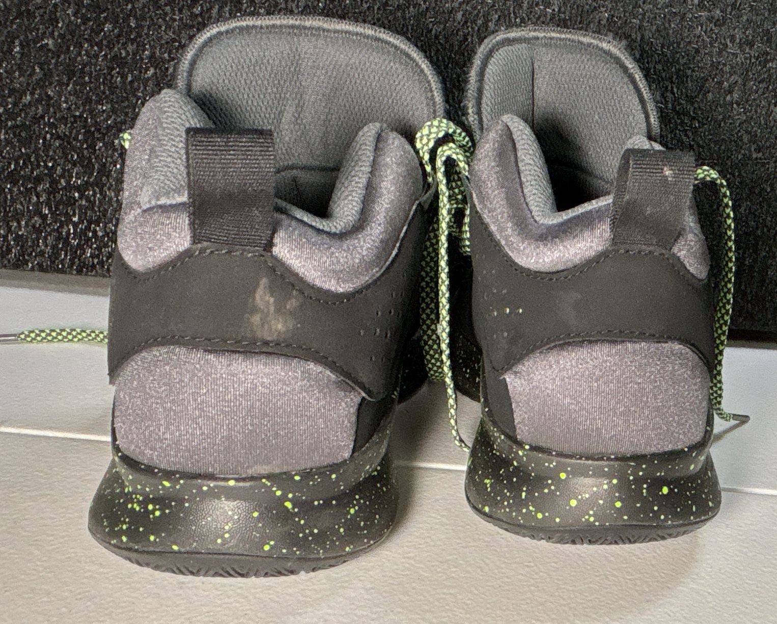 Adidas Cross Boys Basketball Shoes Black Green 6