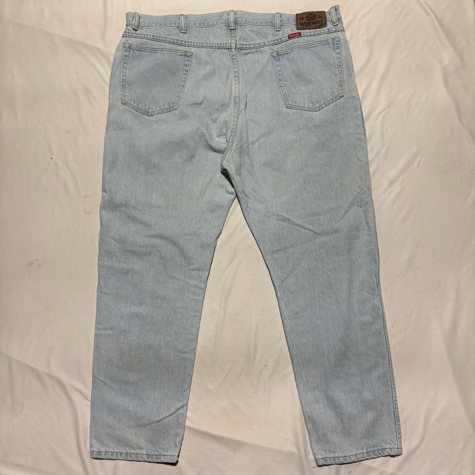 Lot Of 2 Vtg 90s Wrangler Jeans Men 40/28 Made in USA Light Wash  9