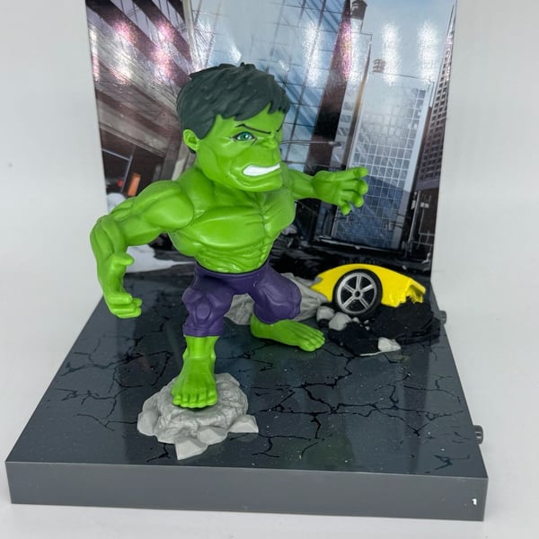 The Loyal Subjects Marvel Hulk Superama Figural Diorama