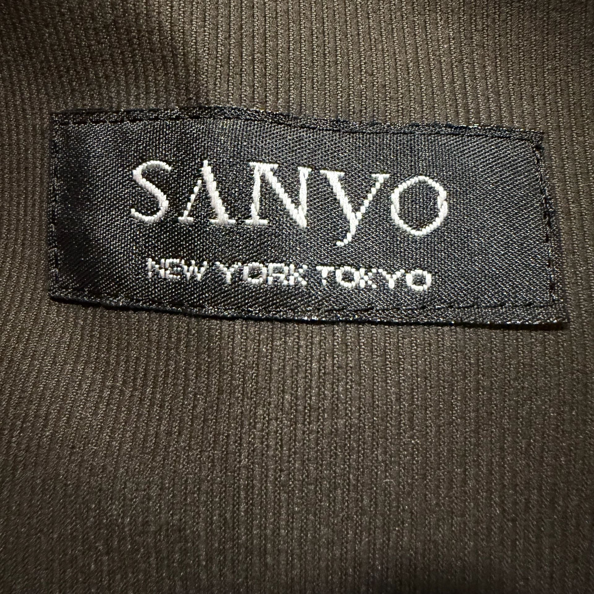 Sanyo Trench Coat Size R42 Green Breath Thermo 4