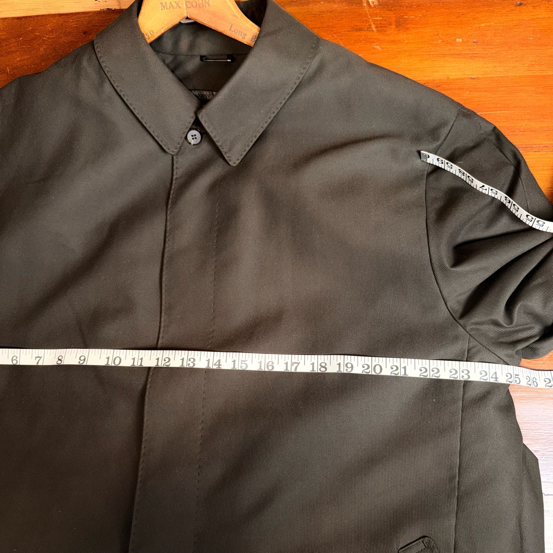 Sanyo Trench Coat Size R42 Green Breath Thermo 6