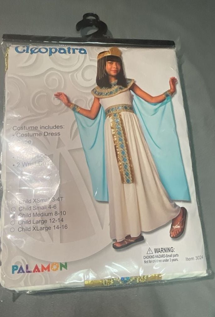 Palamon Cleopatra Costume Medium 8-10 Egyptian Queen 2
