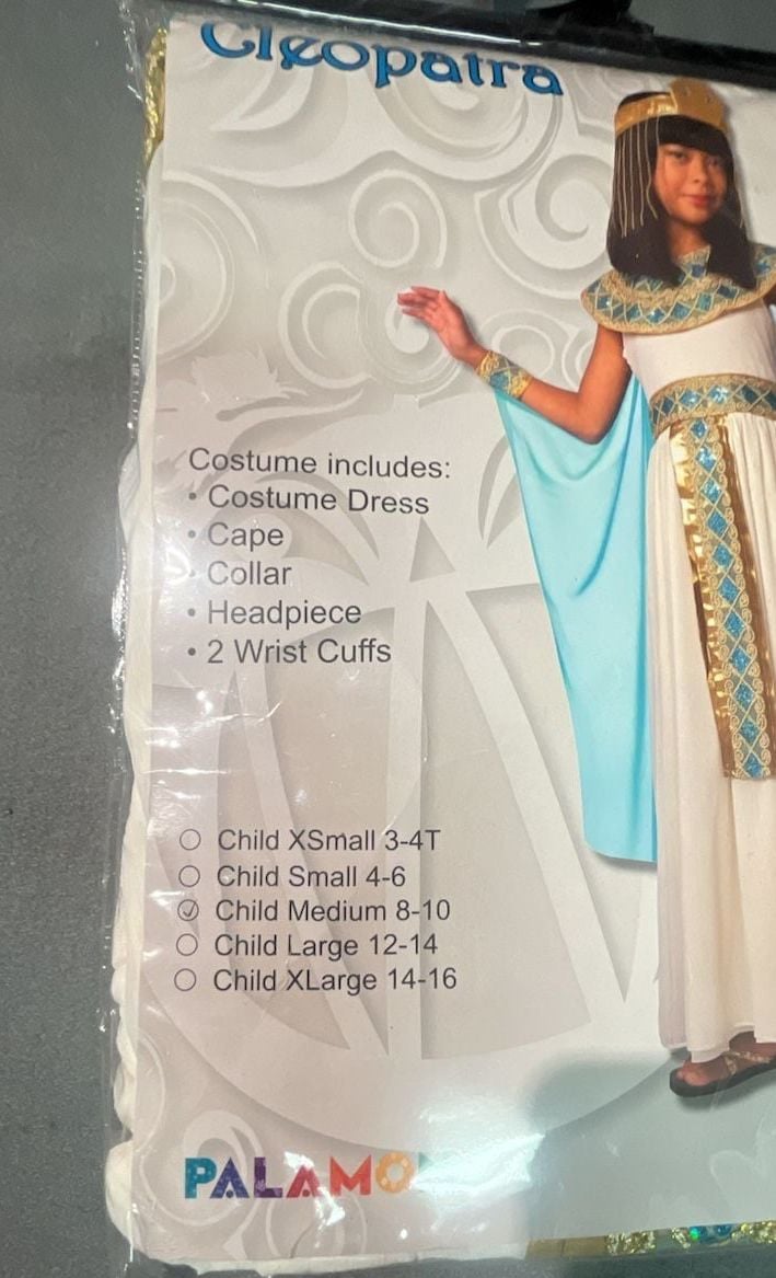Palamon Cleopatra Costume Medium 8-10 Egyptian Queen 3