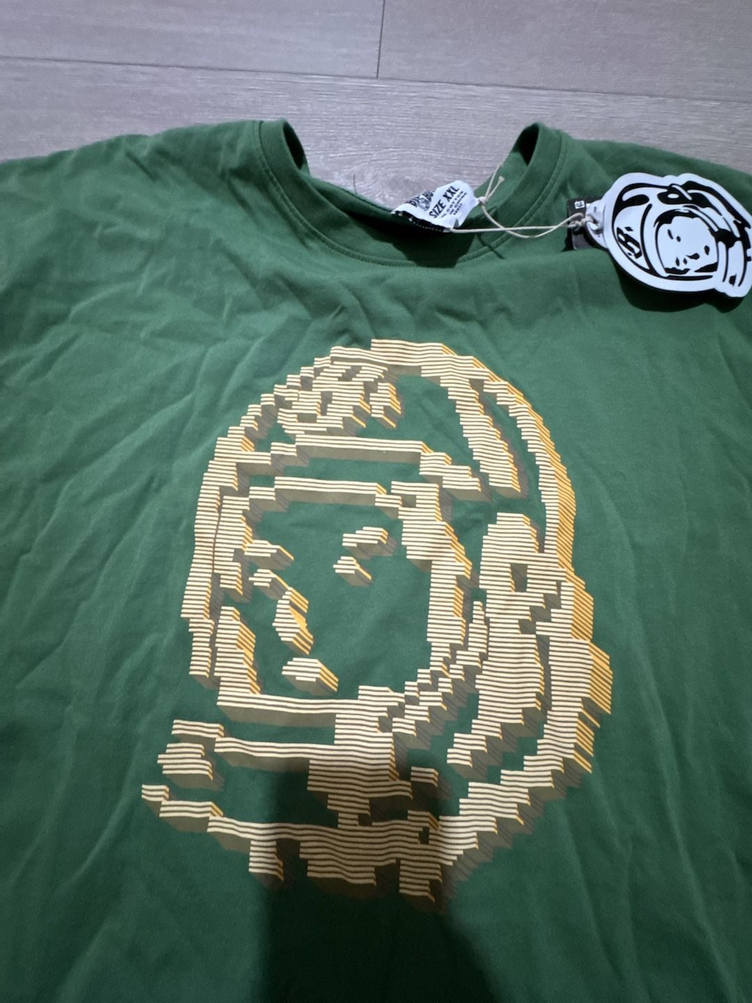 Billionaire Boys Club BB Dimensions T-Shirt Size XXL Green Astronaut Logo 3