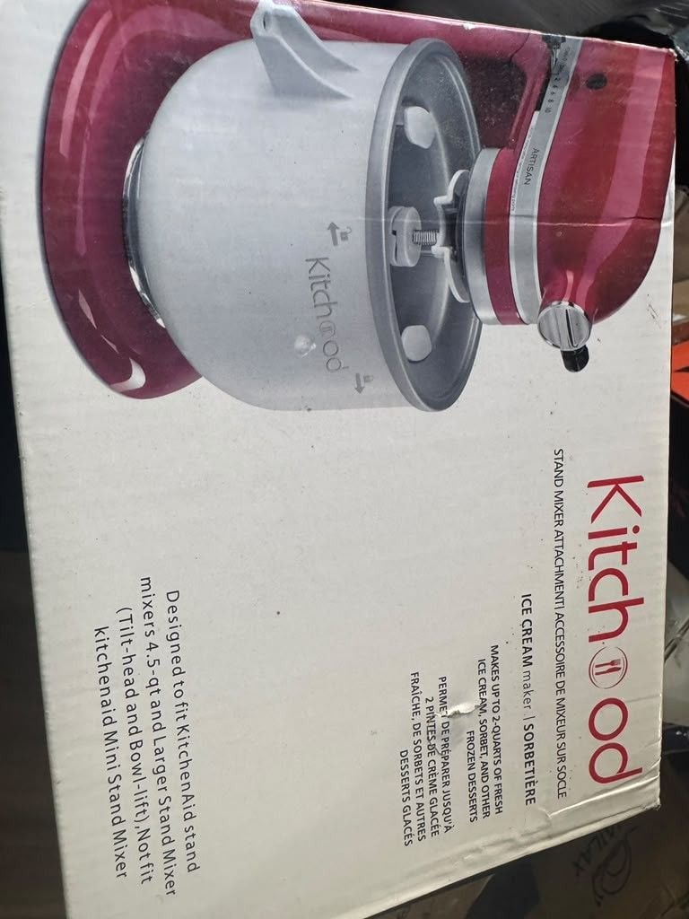 KitchenHood Ice Cream Maker Stand Mixer Attachment 2