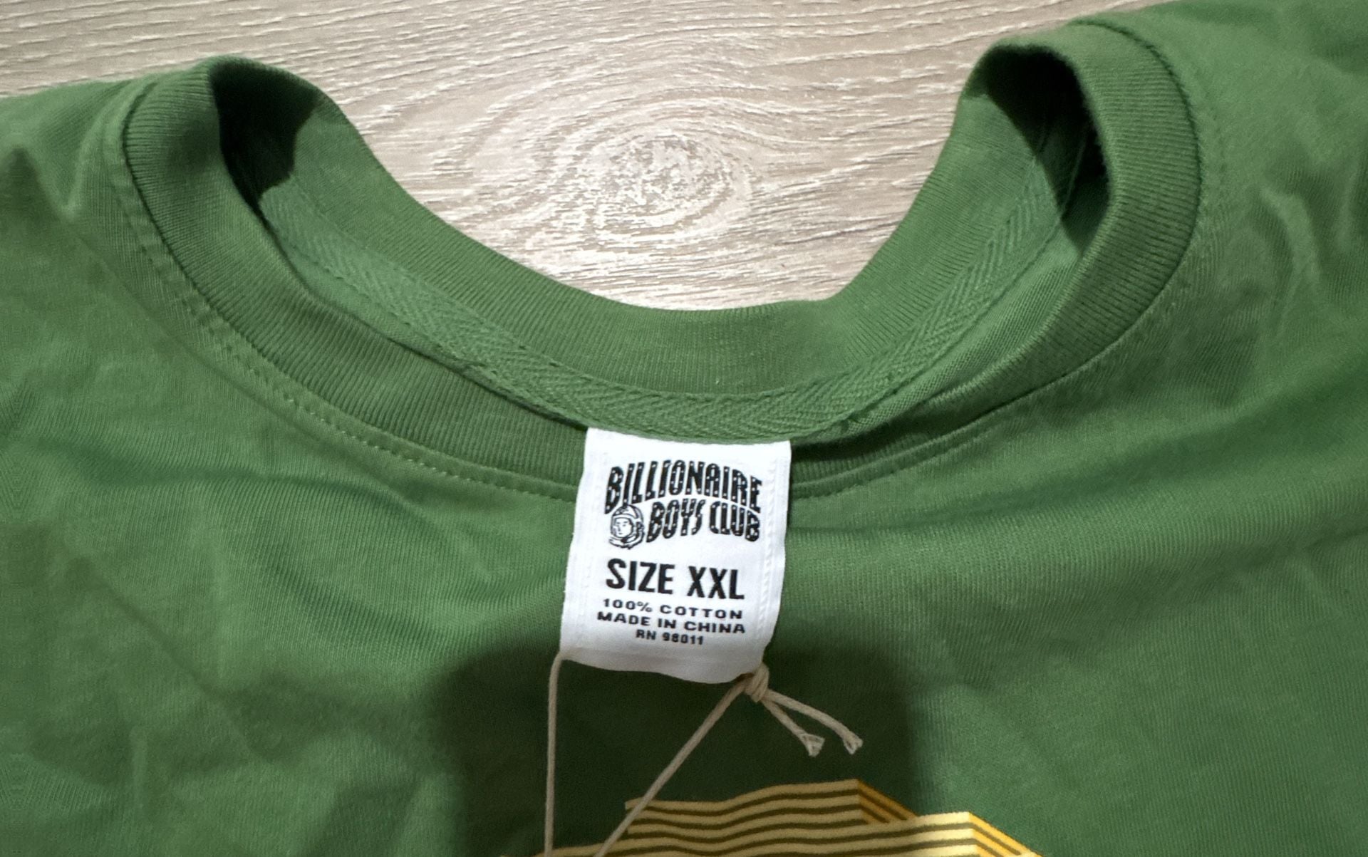 Billionaire Boys Club BB Dimensions T-Shirt Size XXL Green Astronaut Logo 4
