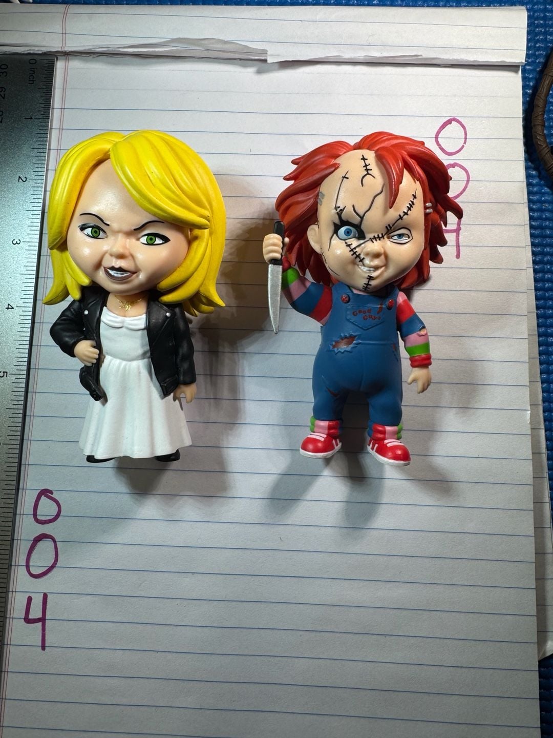 CultureFly Chucky and Tiffany Vinyl Figure Set 4.5 Inch Horror Collectible 1