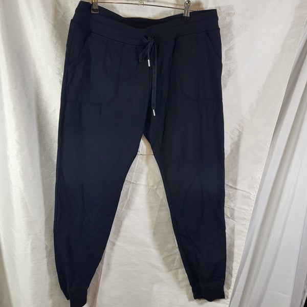 Zyia Active Joggers Size XL Black Drawstring Athletic Lounge Pants