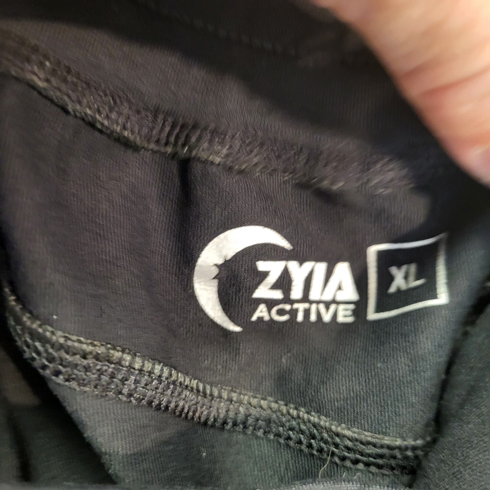 Zyia Active Joggers Size XL Black Drawstring Athletic Lounge Pants 5
