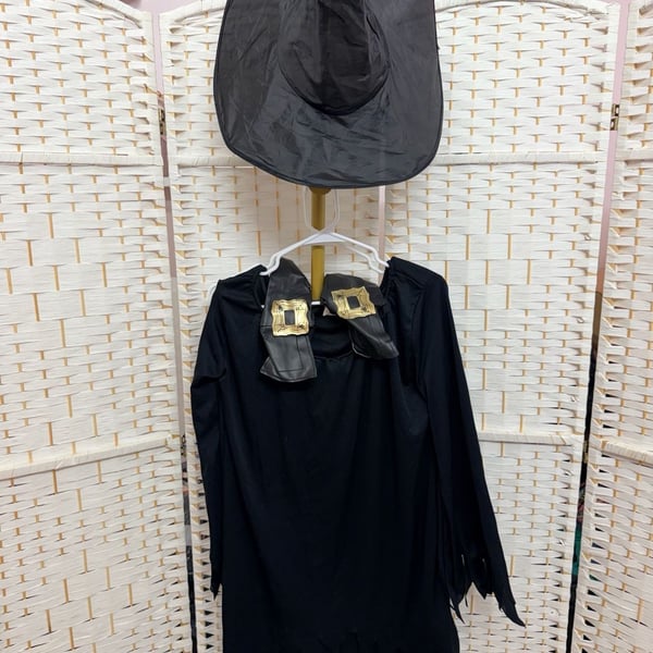 California Costume Collection Lady of the Dark Size Medium Black Witch Costume
