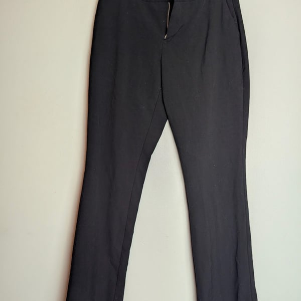 Oldmoneyaesthetic Tailored Maurices Black Dress Pants Career Trousers