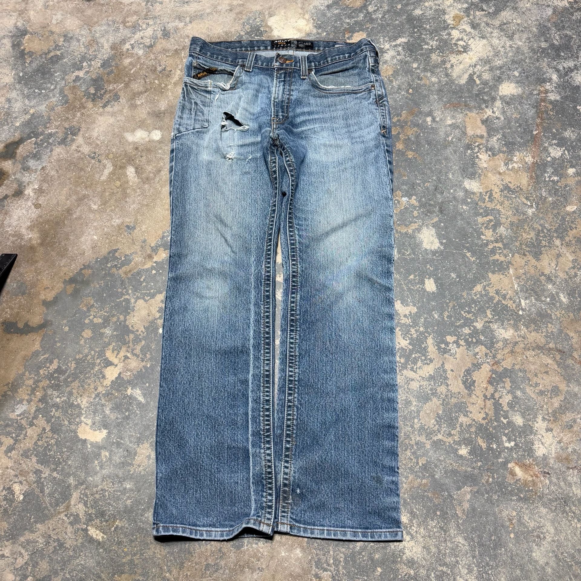 Ariat Bootcut Jeans Size Medium Wash Denim 3