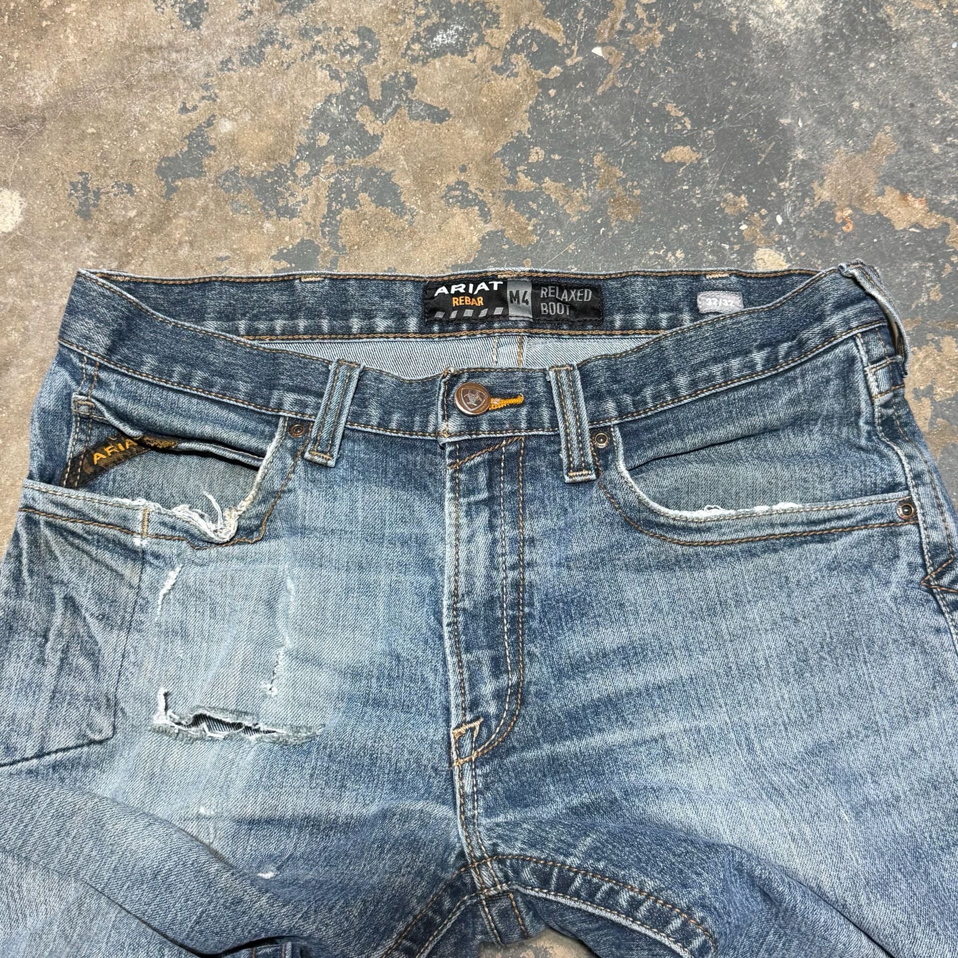 Ariat Bootcut Jeans Size Medium Wash Denim 4