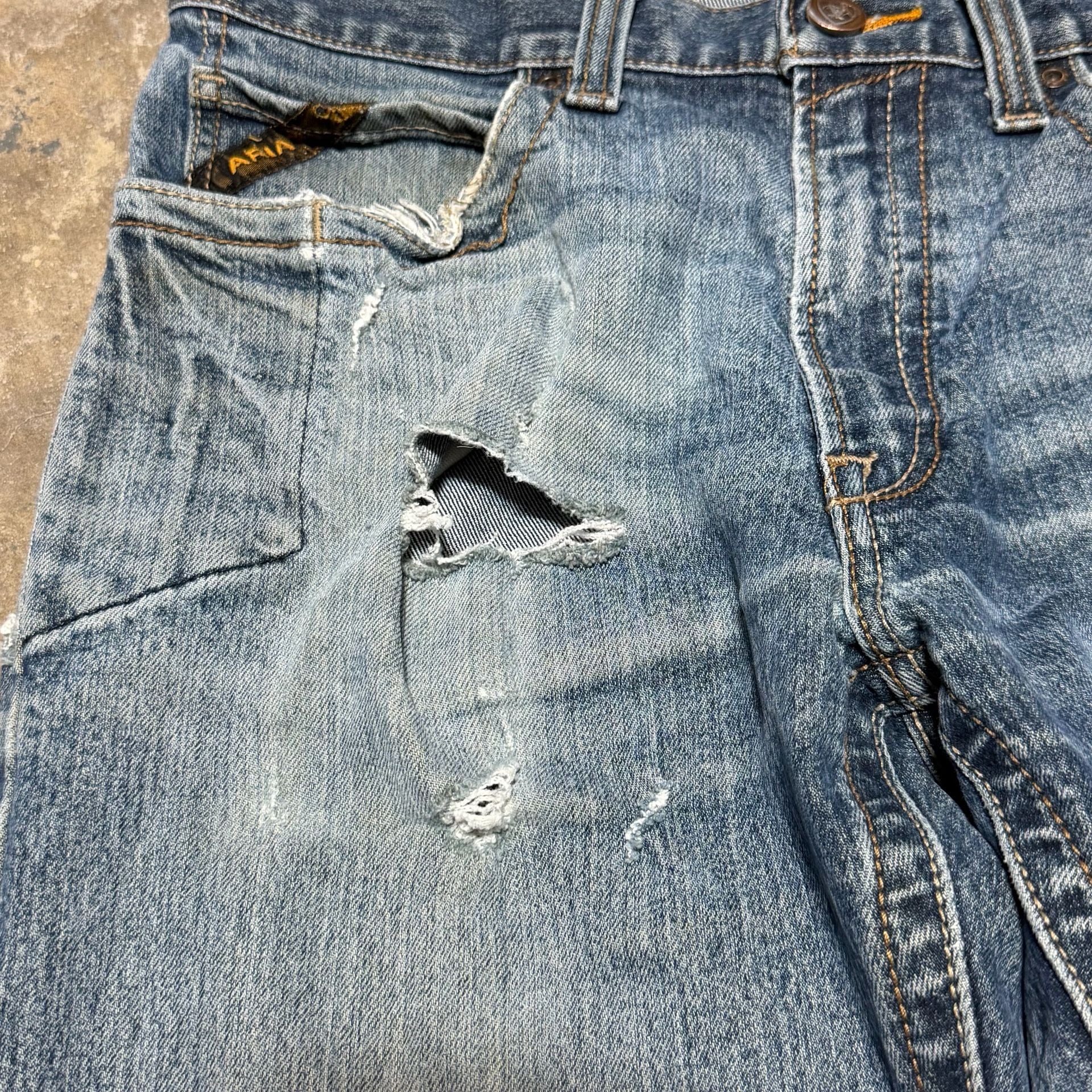 Ariat Bootcut Jeans Size Medium Wash Denim 5