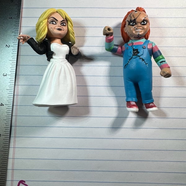 NECA Bride of Chucky Tiffany & Chucky Figures Set