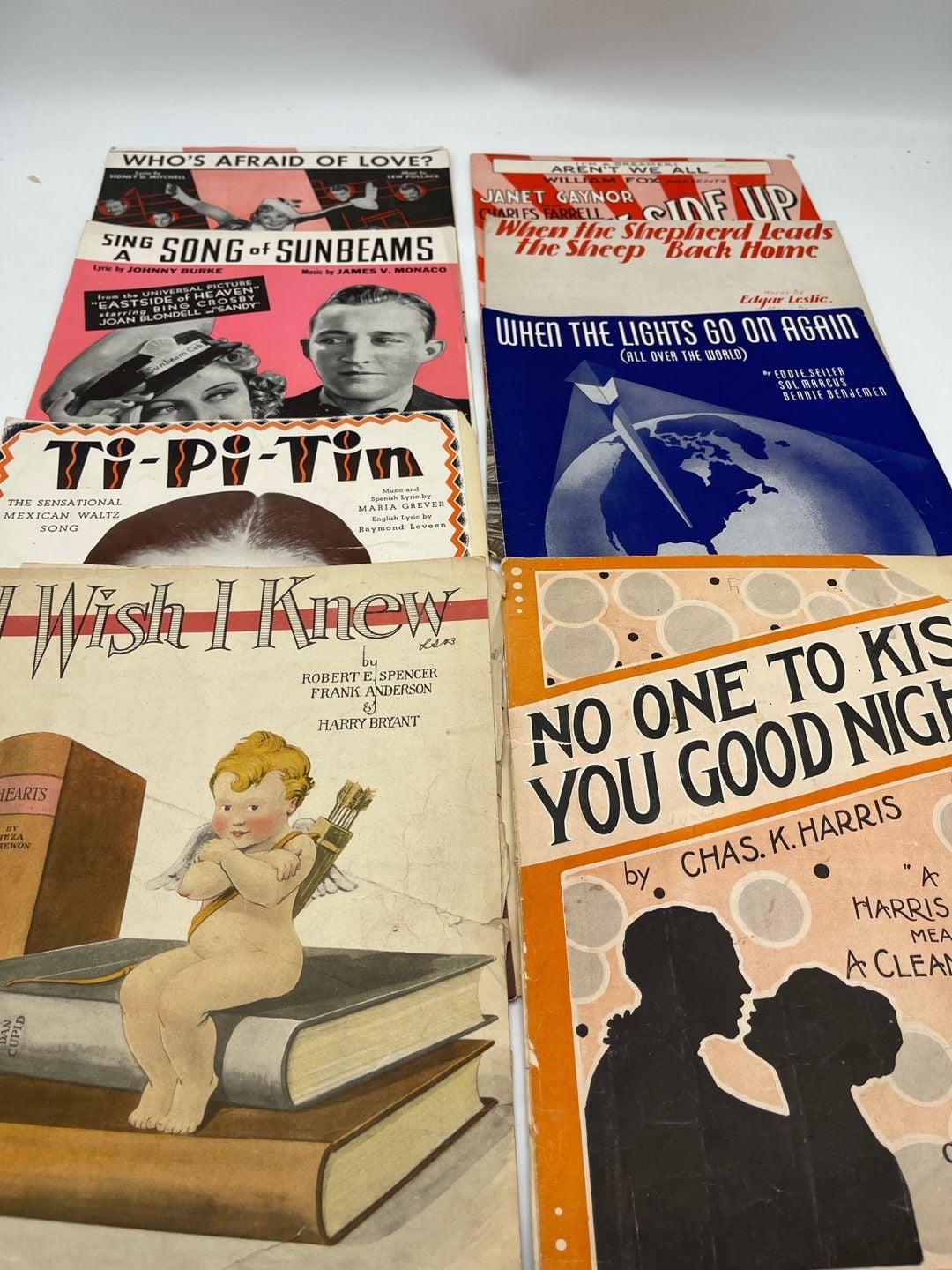 Vintage Sheet Music Lot Of 6 Musical Scores Ephemera 1