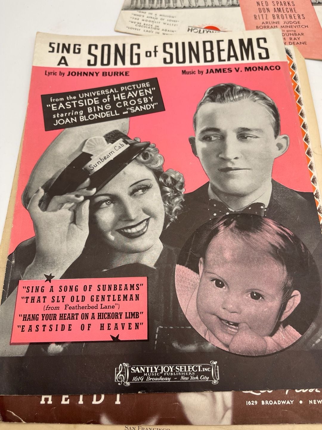 Vintage Sheet Music Lot Of 6 Musical Scores Ephemera 4