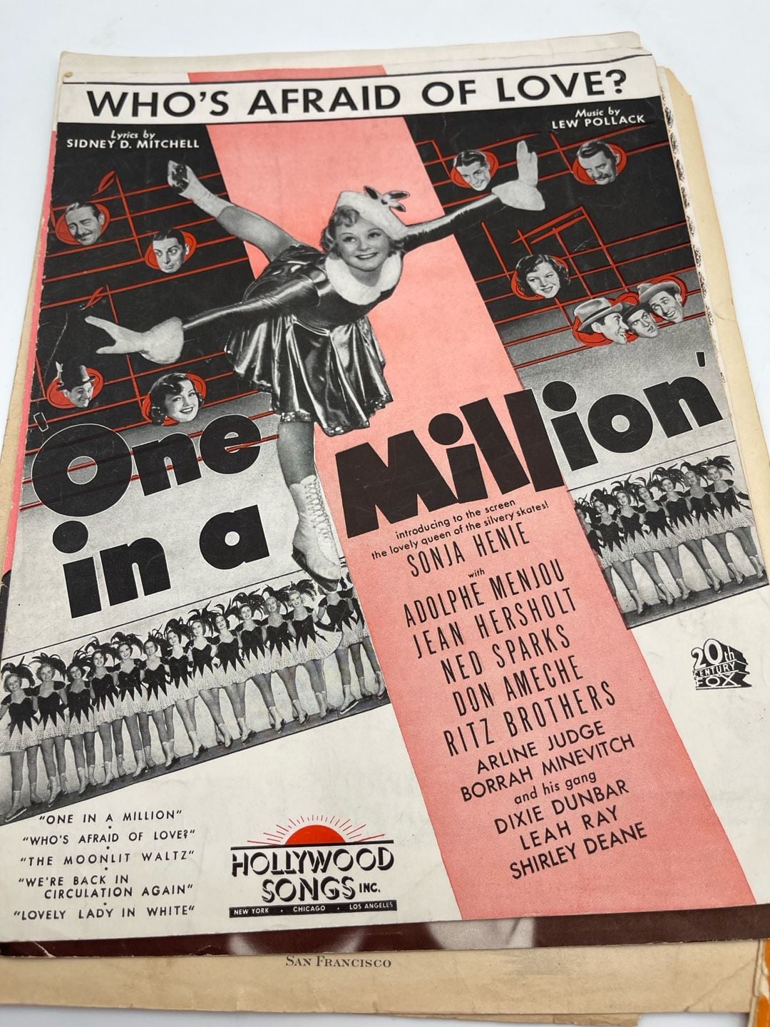 Vintage Sheet Music Lot Of 6 Musical Scores Ephemera 7