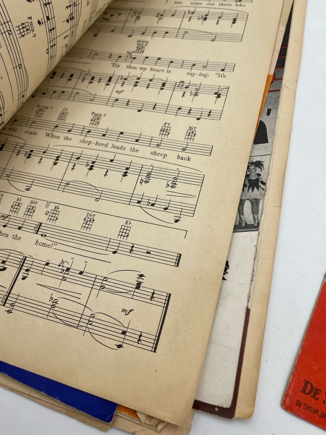 Vintage Sheet Music Lot Of 6 Musical Scores Ephemera 11