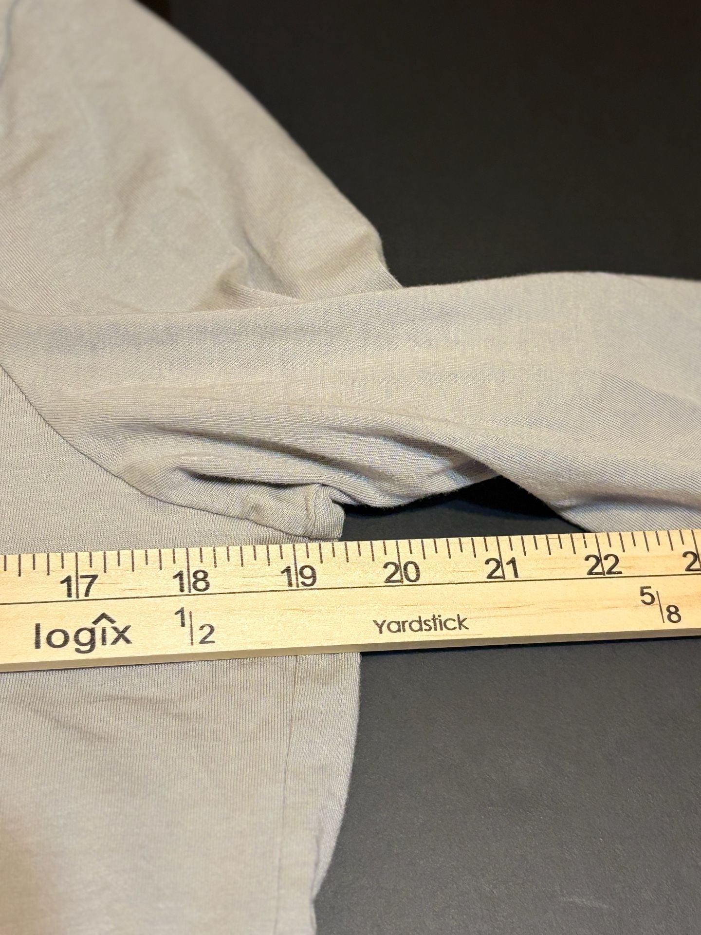 purejill Elliptical Layered Top Size S Gray Scoop Neck 3/4 Sleeve 7