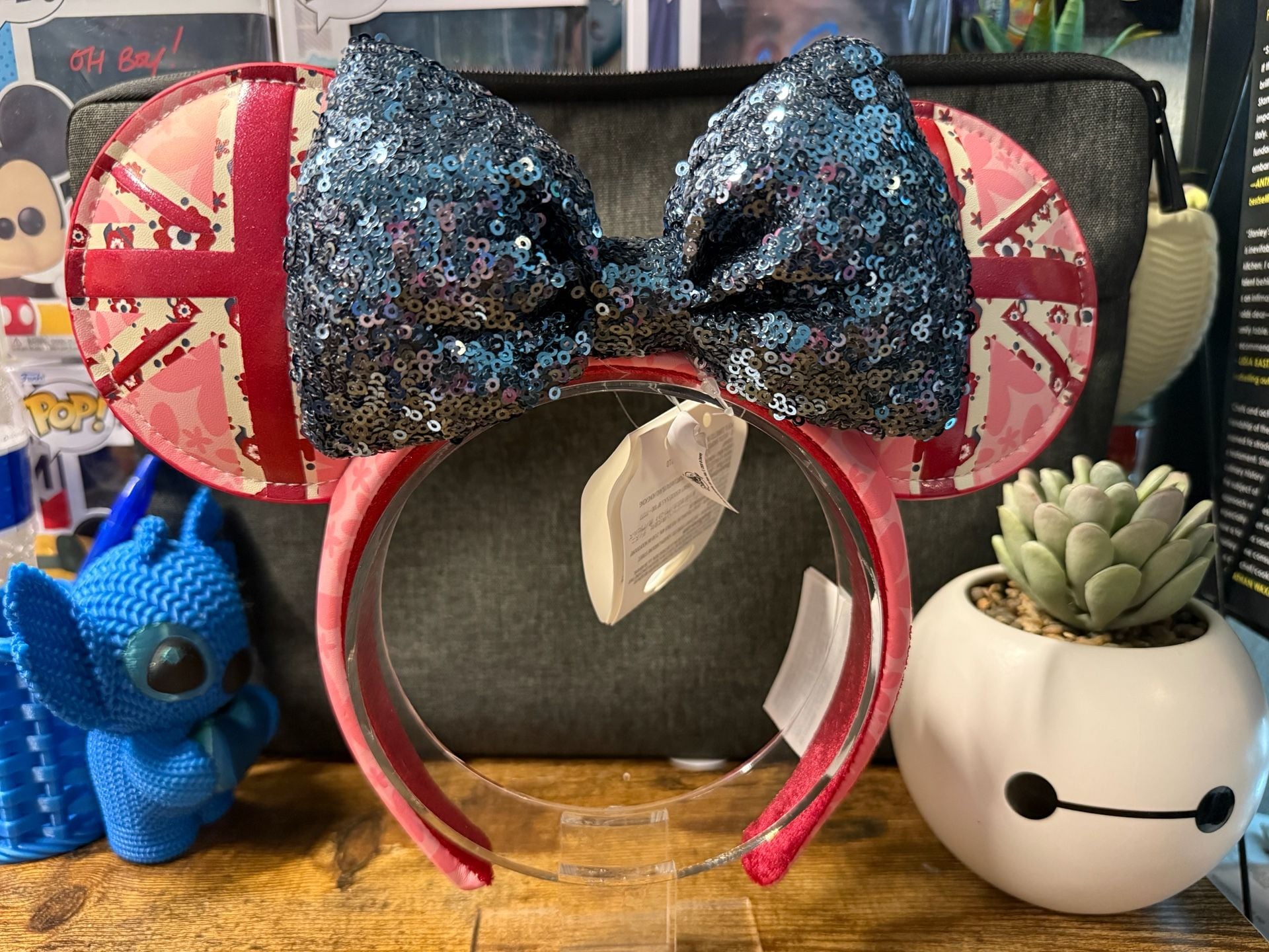 NWT Disney Parks Epcot United Kingdom Minnie Mouse Ears 2
