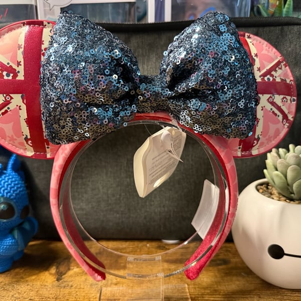 NWT Disney Parks Epcot United Kingdom Minnie Mouse Ears