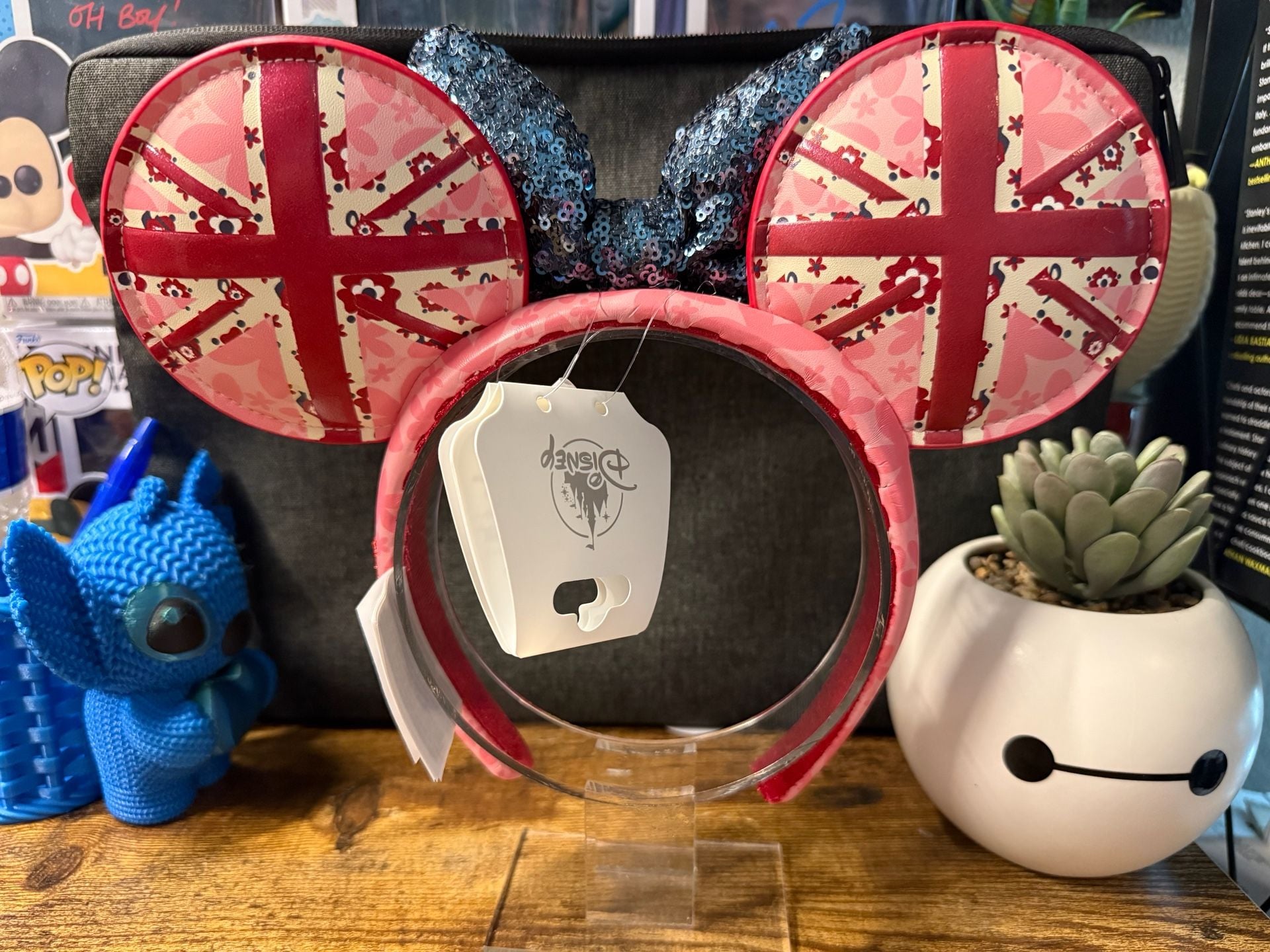 NWT Disney Parks Epcot United Kingdom Minnie Mouse Ears 3