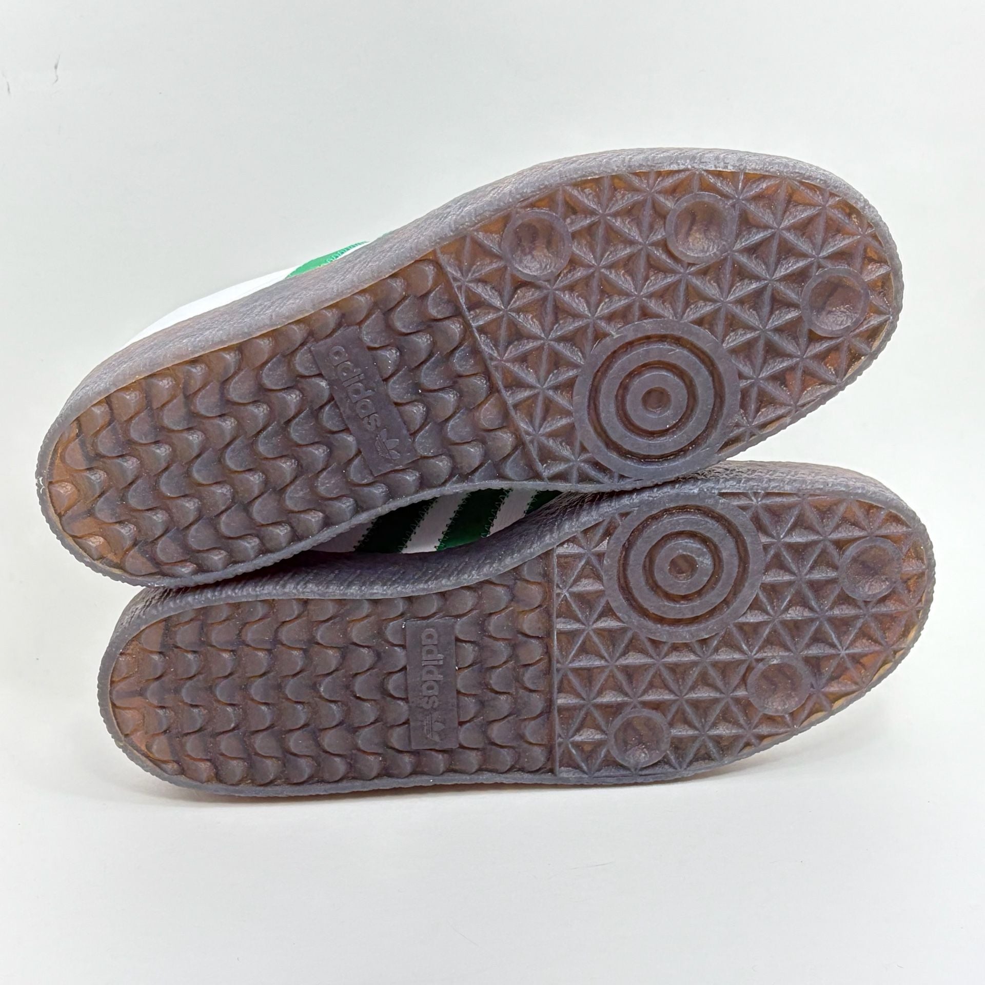 adidas Sambae IE9105 Women 9 White Green Gum New Tags Defect NWOB 11