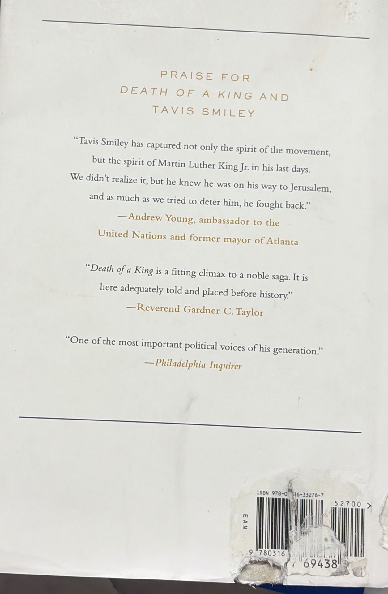 Death of a King by Tavis Smiley with David Ritz 9
