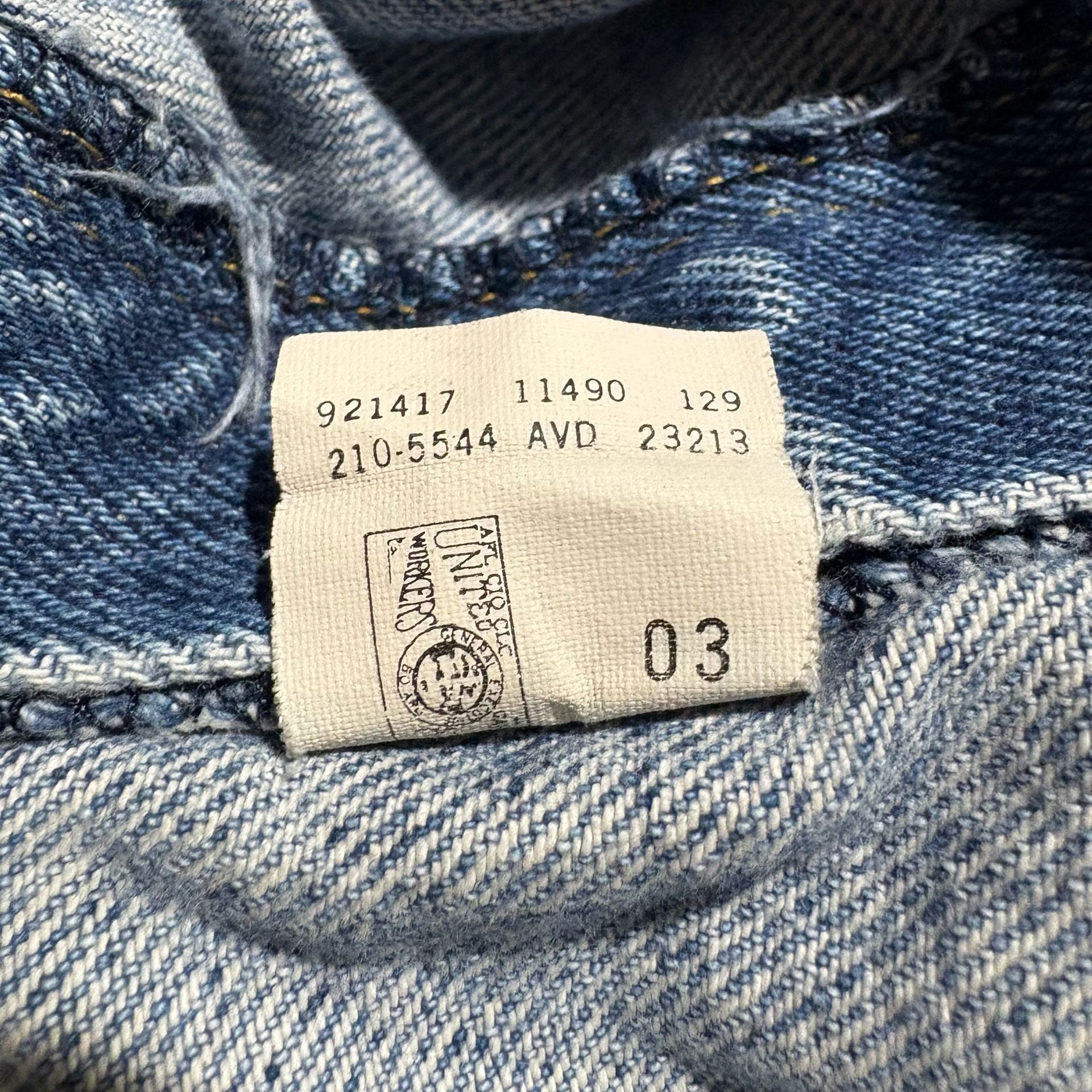 Lot Of 4 Vtg 90s Lee Regular Fit Jeans 40x27 Made in USA Blue Denim 9