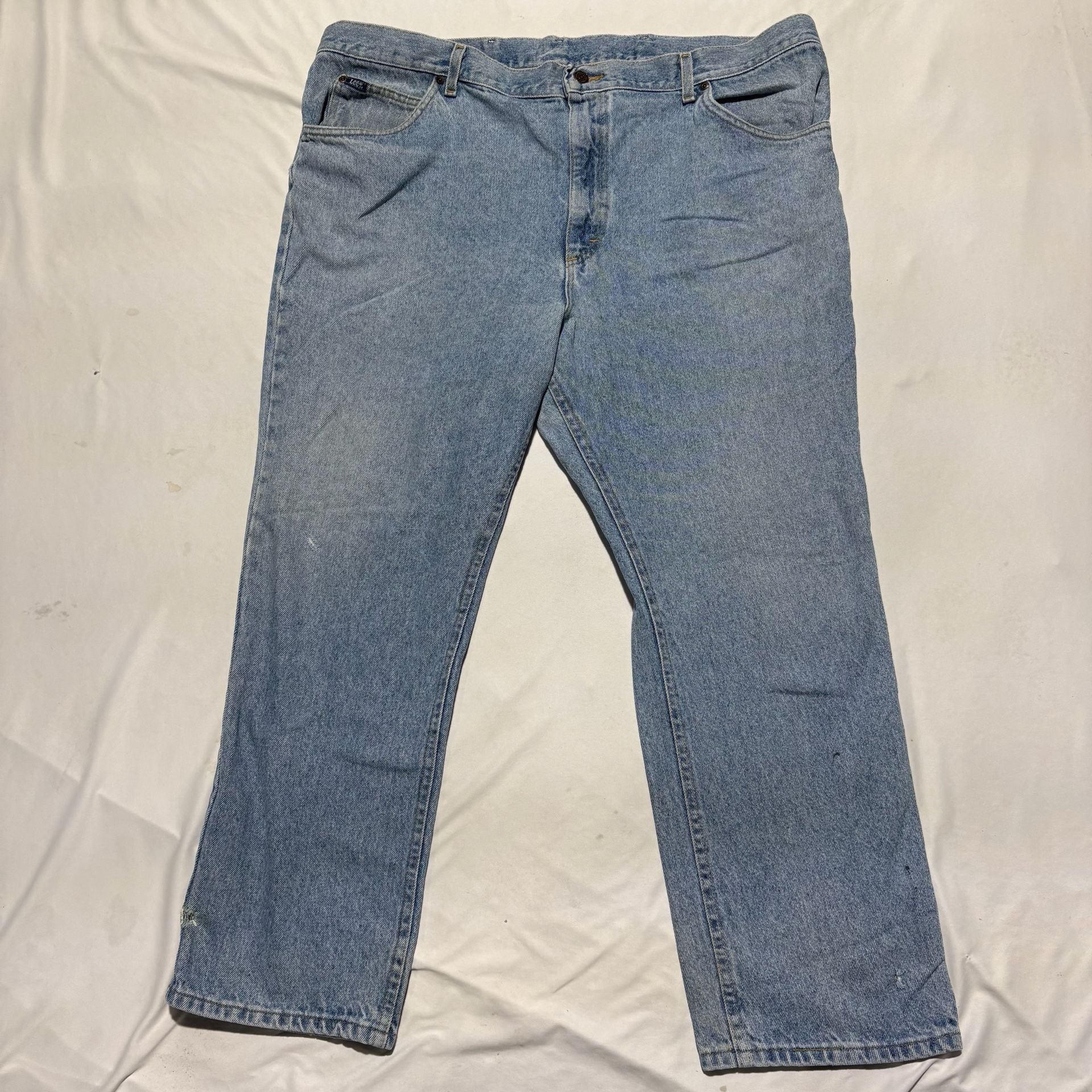 Lot Of 4 Vtg 90s Lee Regular Fit Jeans 40x27 Made in USA Blue Denim 11