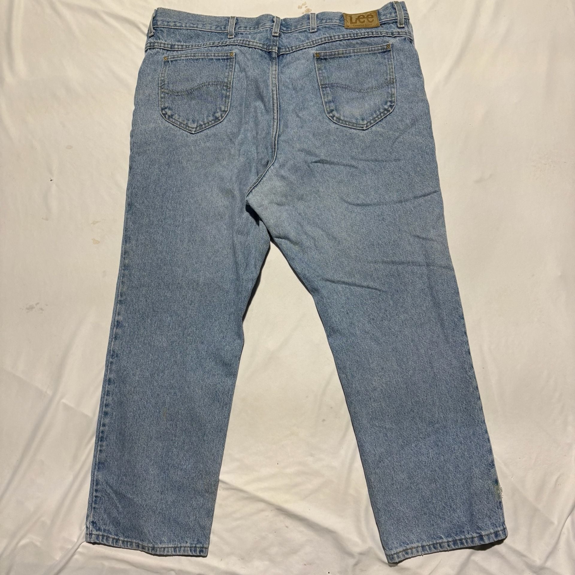 Lot Of 4 Vtg 90s Lee Regular Fit Jeans 40x27 Made in USA Blue Denim 12
