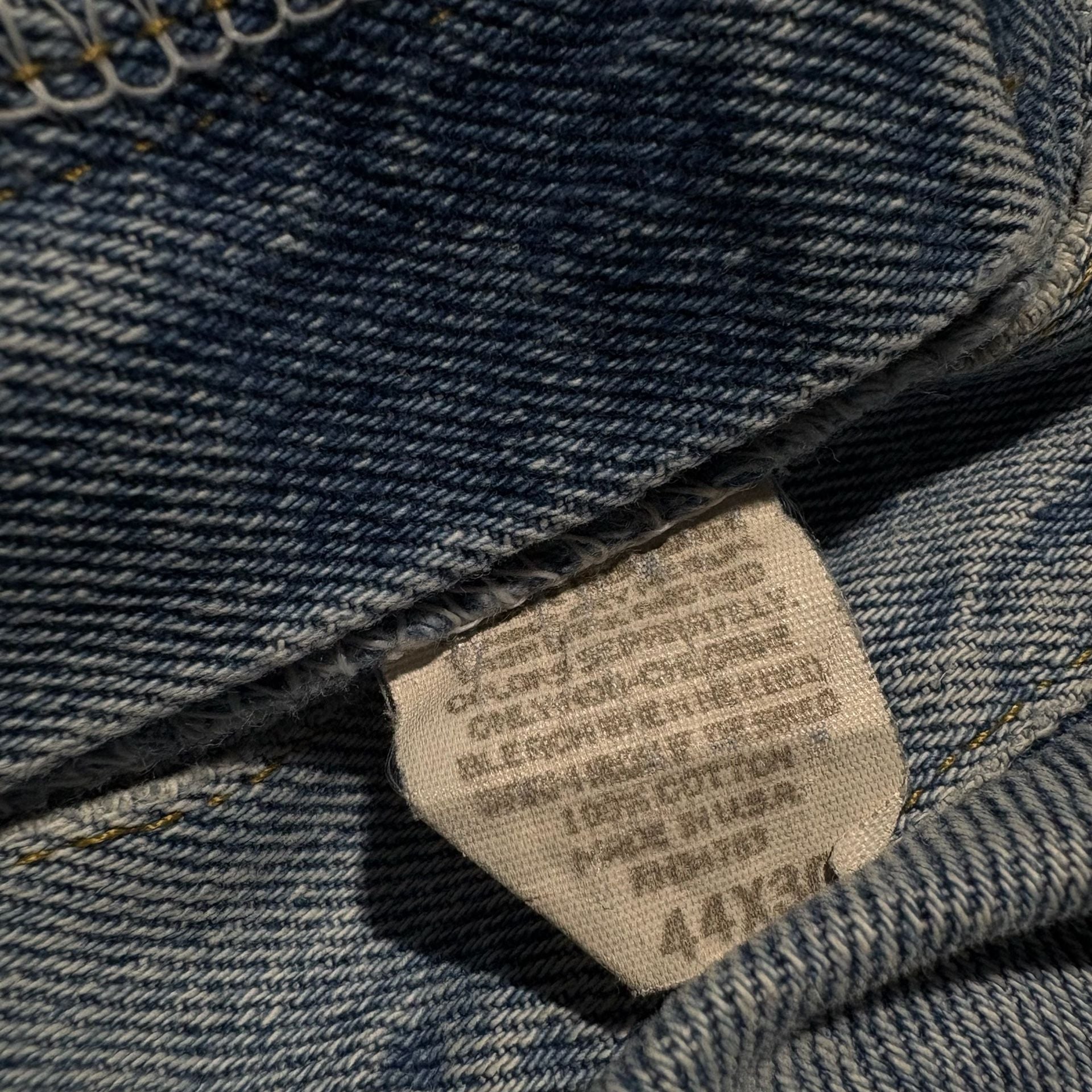 Lot Of 4 Vtg 90s Lee Regular Fit Jeans 40x27 Made in USA Blue Denim 13