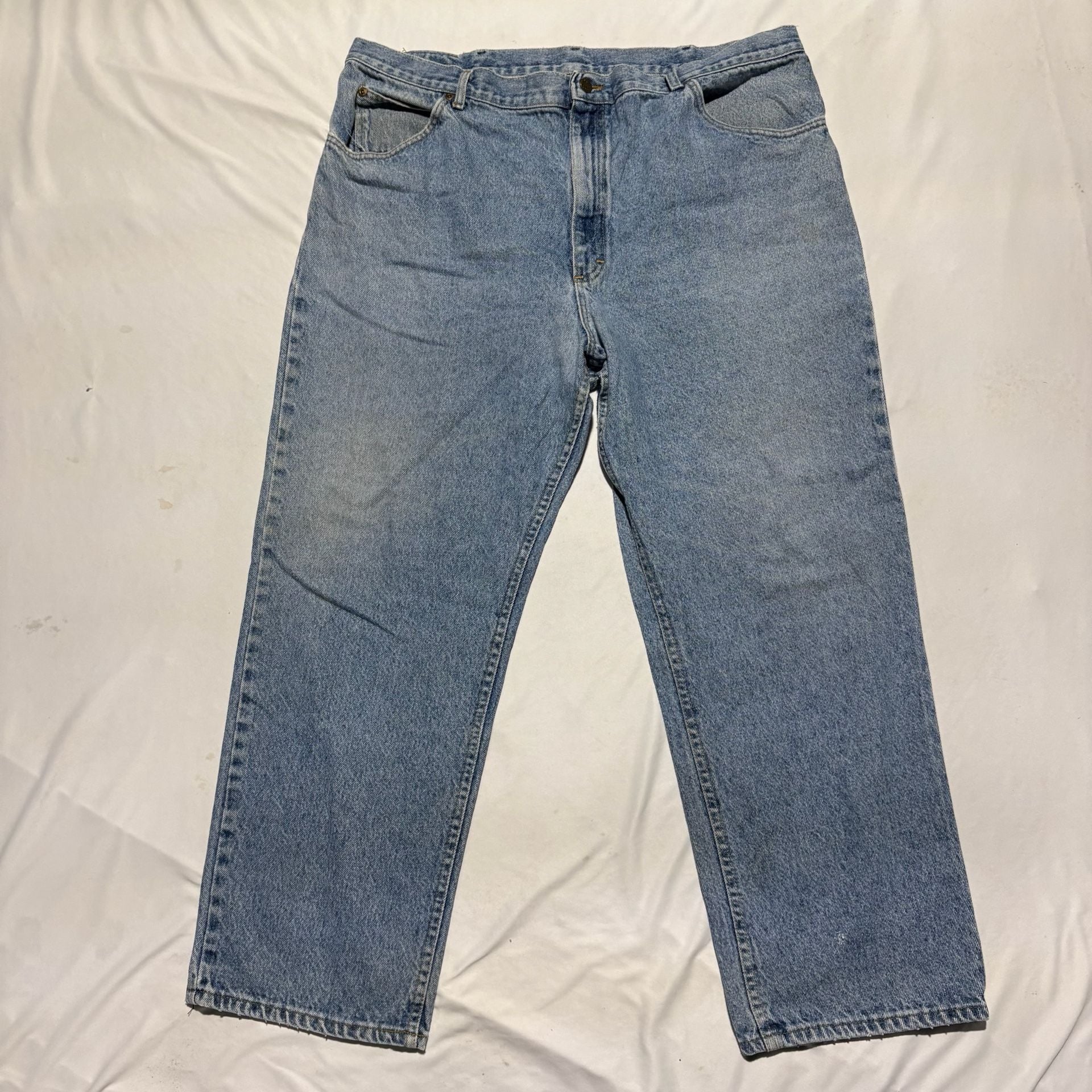 Lot Of 4 Vtg 90s Lee Regular Fit Jeans 40x27 Made in USA Blue Denim 16