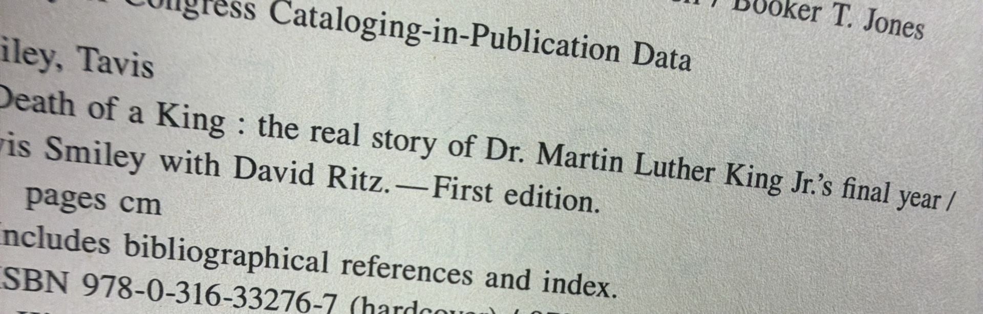 Death of a King by Tavis Smiley with David Ritz 14