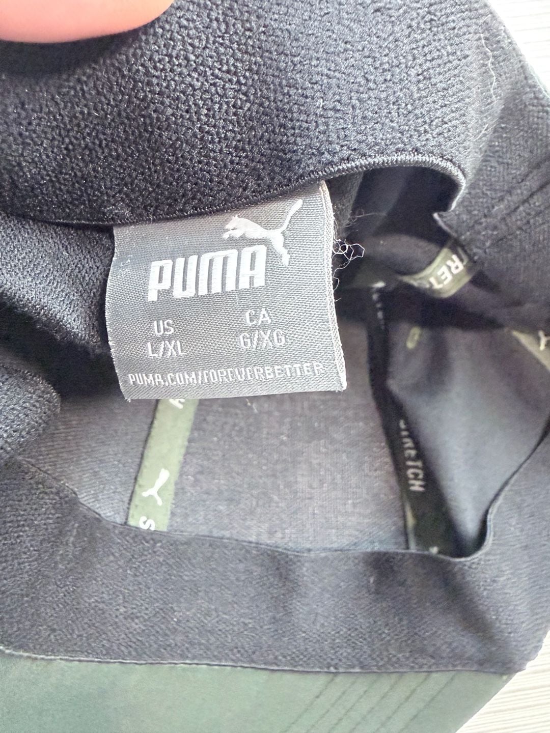Puma Metal Cat Baseball Cap Size L/XL Green Stretch Fit 4