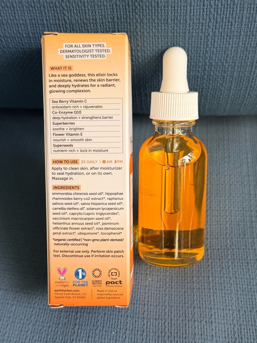 Earth Harbor Calypso Antioxidant Glow Facial Oil 1 fl oz 4