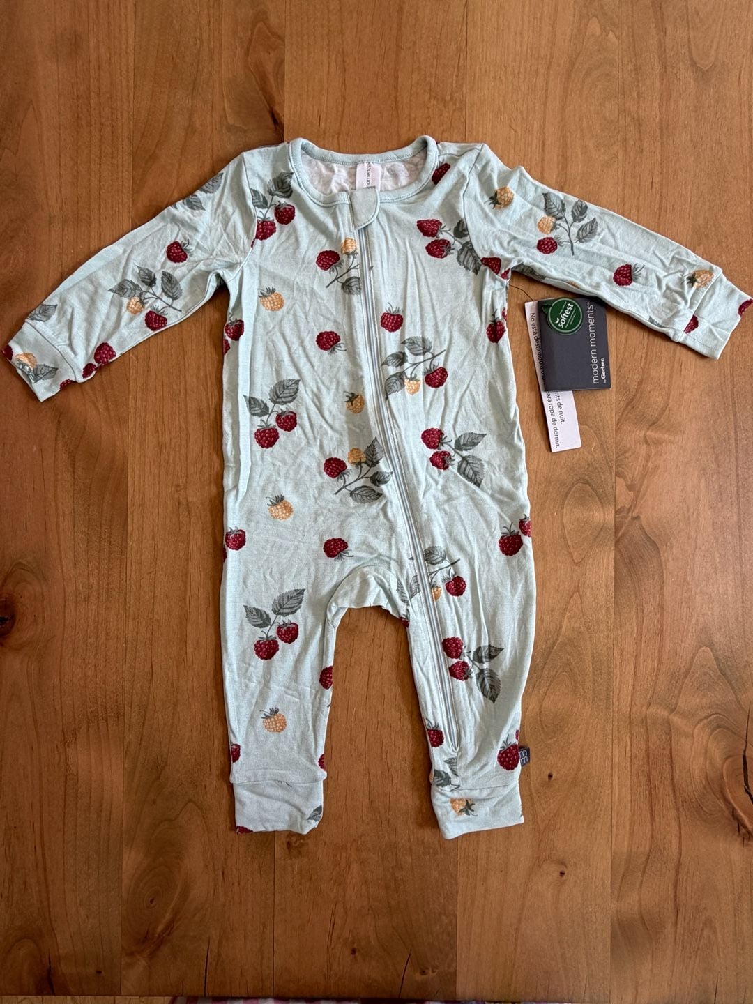 Modern Moments by Gerber Raspberry Sleep N Play Footed Pajama Size 12M 2
