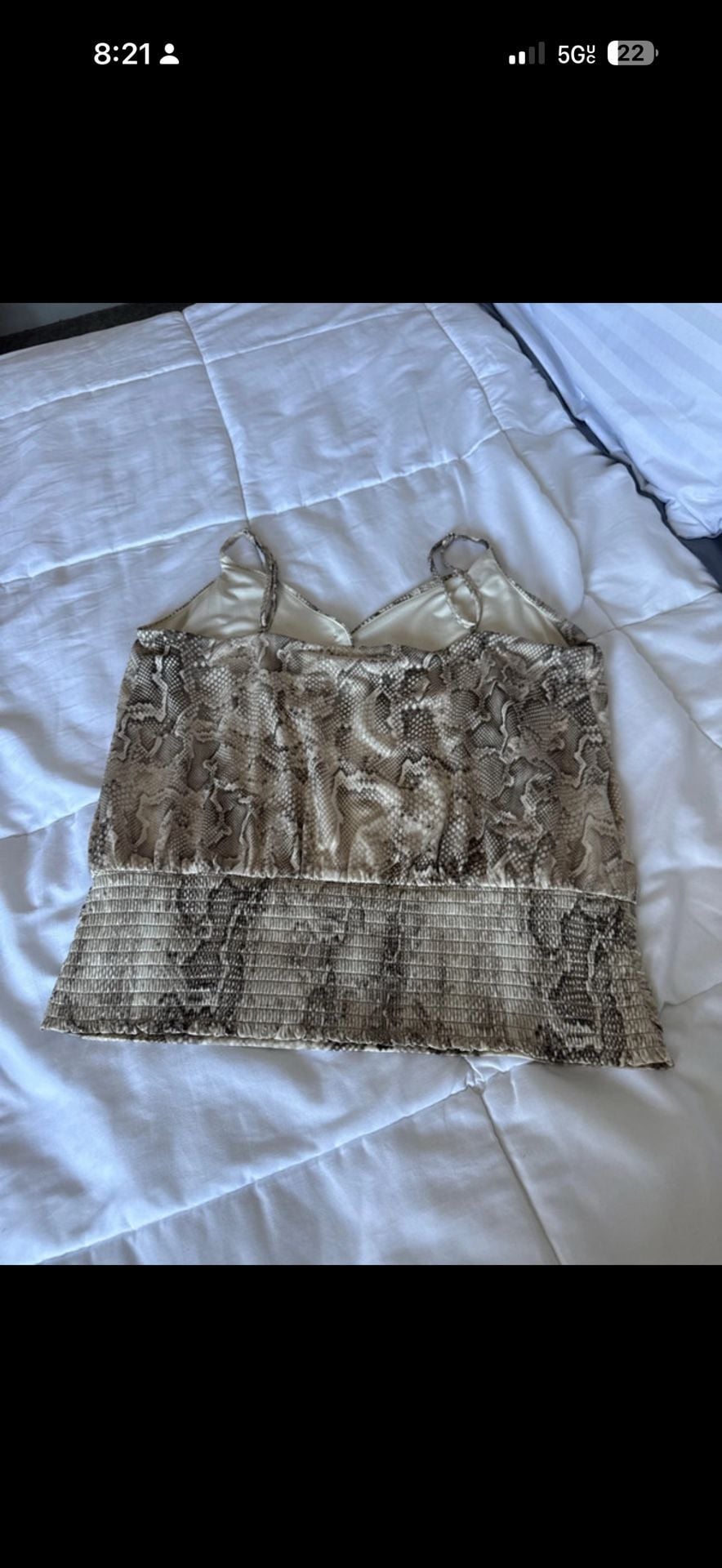 Snake Print Blouse Size S 6